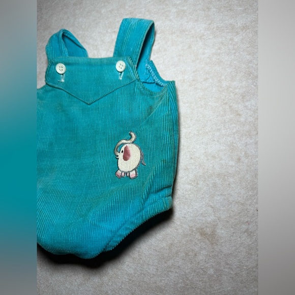 Vintage 1982 Cabbage Patch Kids Glen Ralph Blue Corduroy Overalls Outfit - Picture 2 of 9
